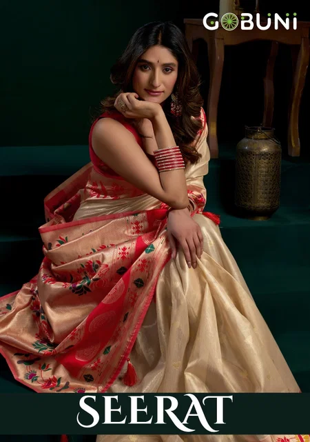 Seerat By Gobuni Tissue Paithani Bulk Wedding Wear Saree Orders In India